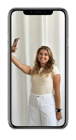 Telefon ze zdjęciem Kingi z KJ Marketing Studio